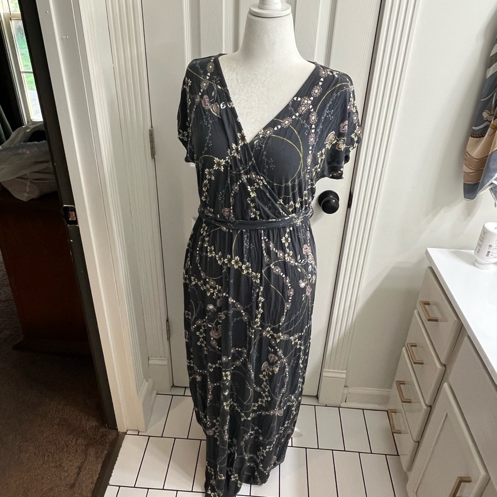 Floral Wrap Dress